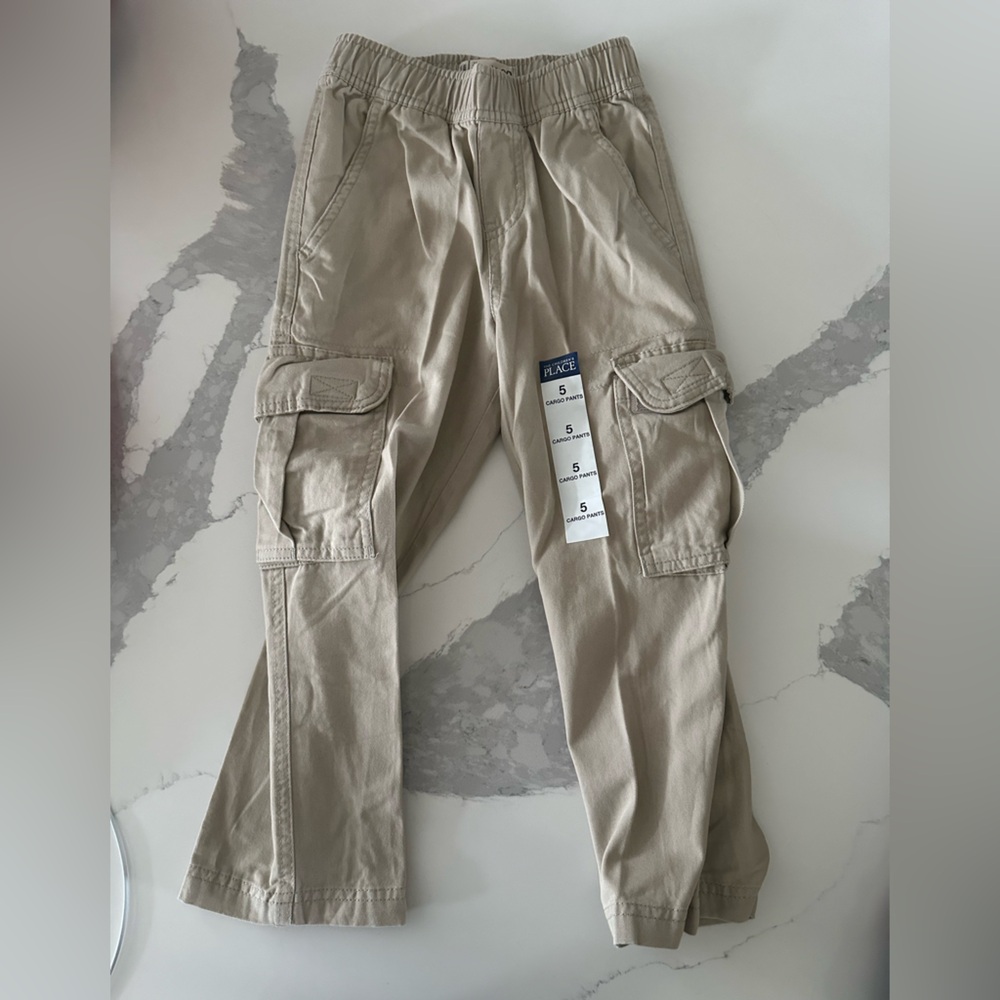 The Children's Place Khaki Cargo Casual Pants